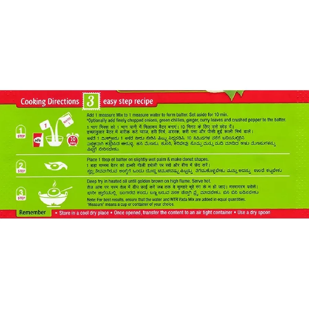 MTR Original Vada Ready Mix, 200 g Pouch-6.webp